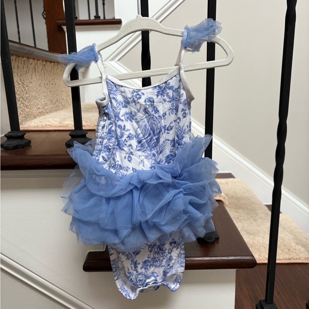 Posh Peanut Briar tulle leotard 2T